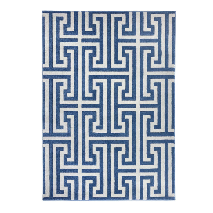 Origins Greek Key Navy/Grey