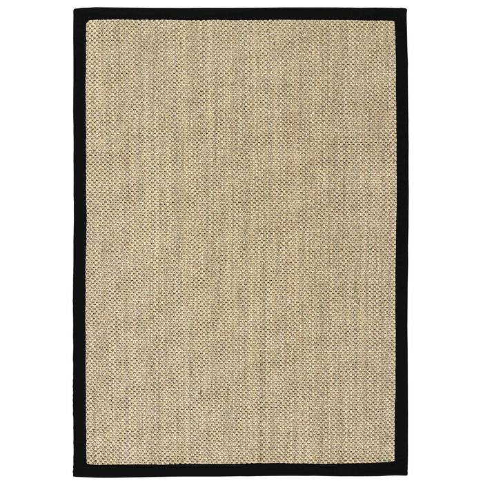 Origins Sisal Light Beige with Black Border