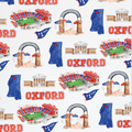 OXFORD PATTERN TEA TOWEL