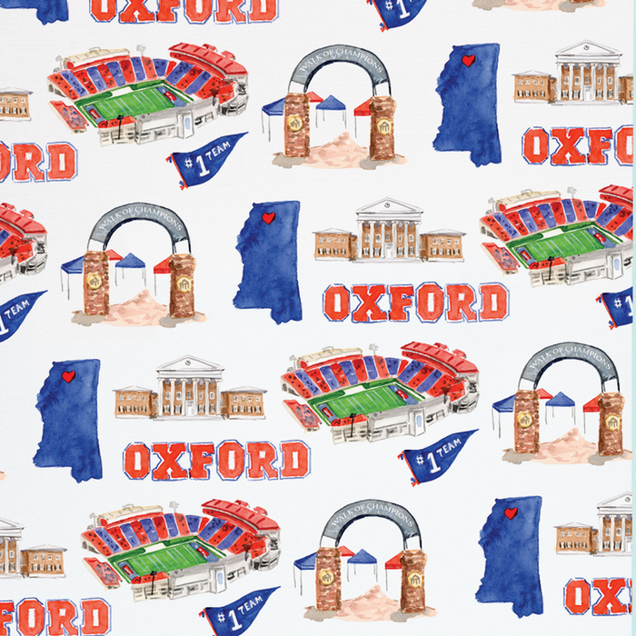 OXFORD PATTERN TEA TOWEL