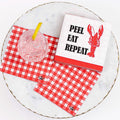 PEEL, EAT, REPEAT COCKTAIL NAPKINS