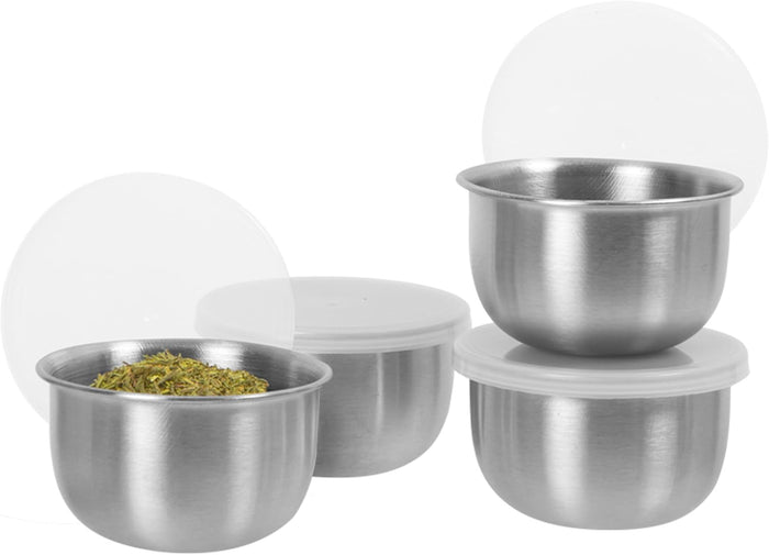 PINCH BOWLS with LIDS, Set of 4