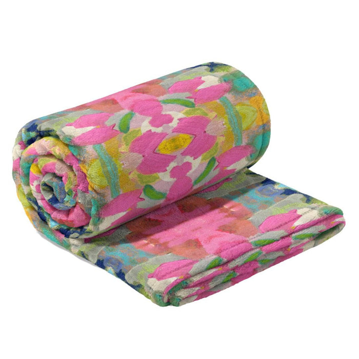 PINK PARADISE FLEECE BLANKET