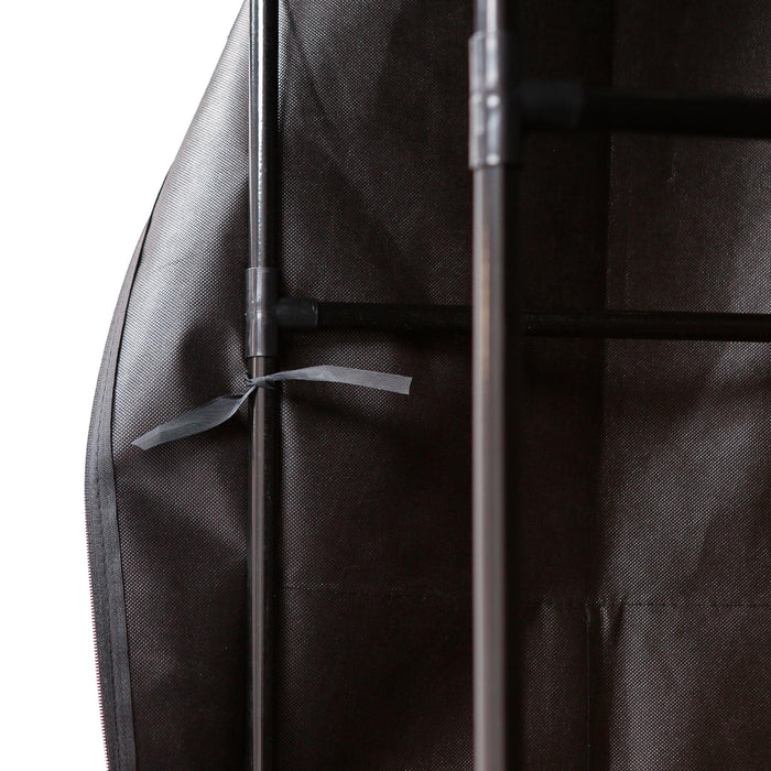 Portable Fabric Wardrobe - 211 x 45 x 167cm - Black