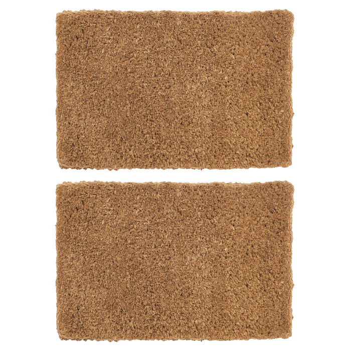 Premium Handmade 60cm x 40cm Coir Doormats - Pack of Two