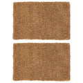 Premium Handmade 90cm x 60cm Coir Doormats - Pack of Two