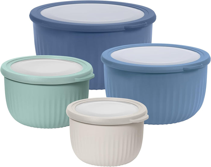 PREP & SERVE BOWLS with LIDS, Set of 4