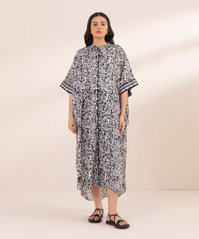 Printed Lawn Kaftan