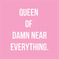 QUEEN OF EVERYTHING COCKTAIL NAPKIN