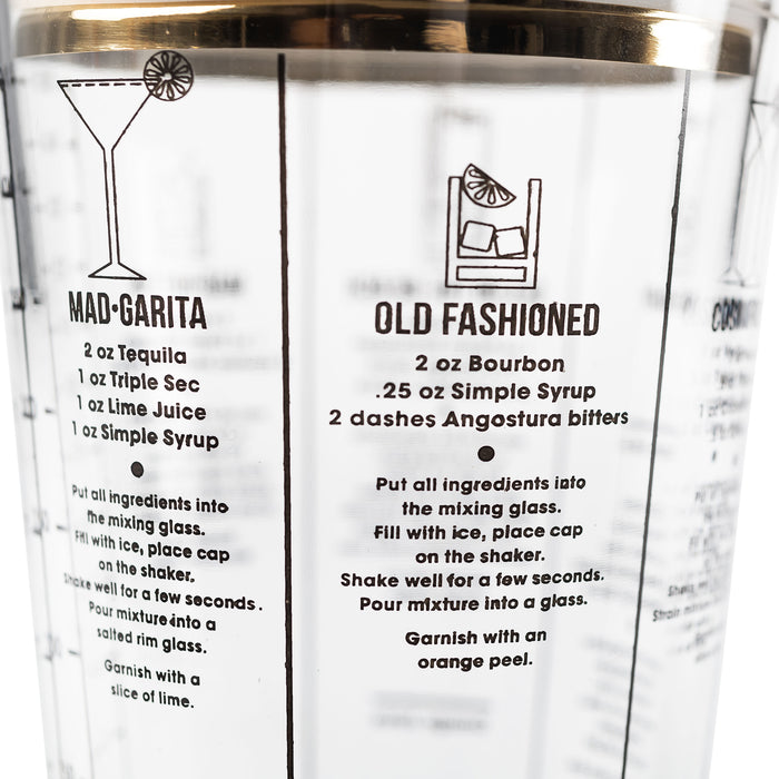 RECIPE COCKTAIL SHAKER