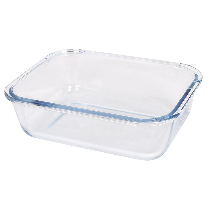 Rectangular Glass Cake Dish - 22cm x 16.5cm