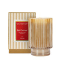 RED CURRANT AMBER RIBBED CANDLE