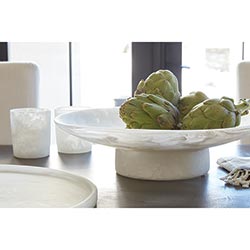 RESIN PEDESTAL BOWL