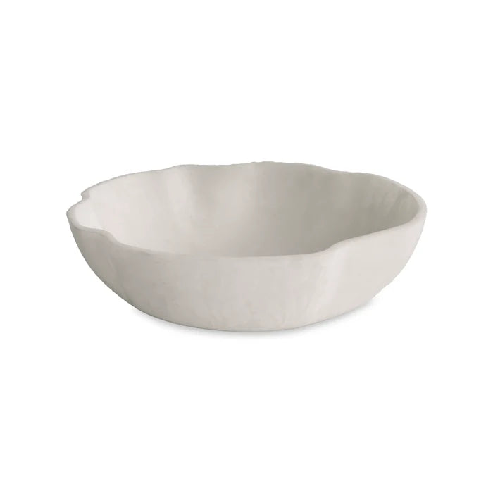 RESIN SORBET WAVY BOWL, COCONUT