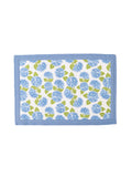 REVERSIBLE PLACEMATS HYDRANGEA/STRIPE, Set of 2