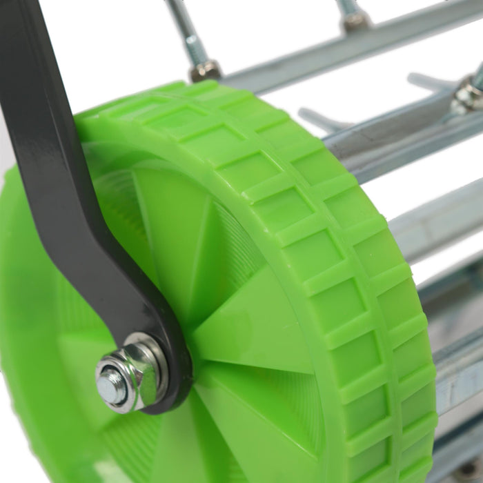Rolling Lawn Aerator - 40cm x 1.4M - Green