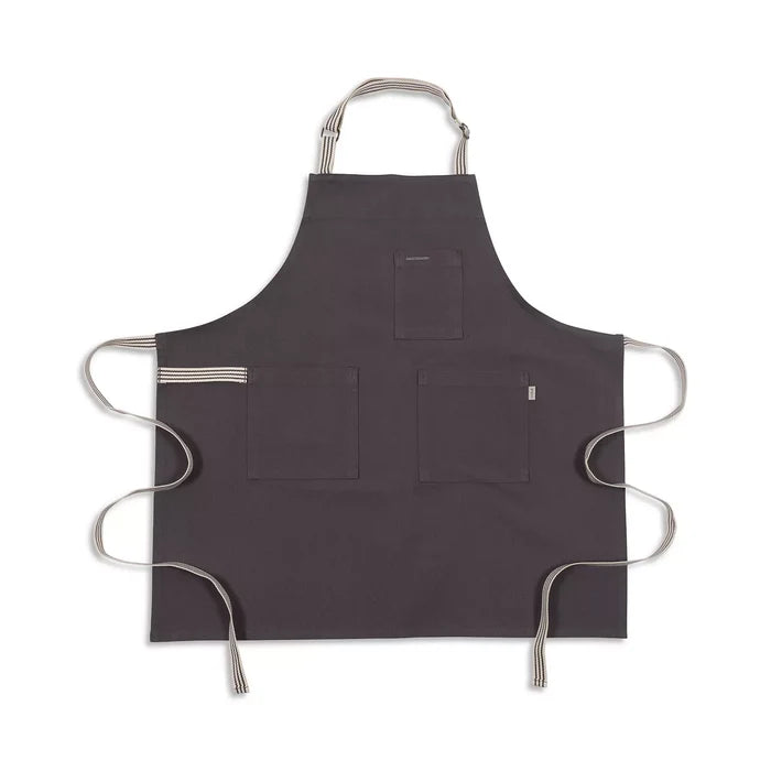 ROOTED CHEF'S APRON, CHARCOAL