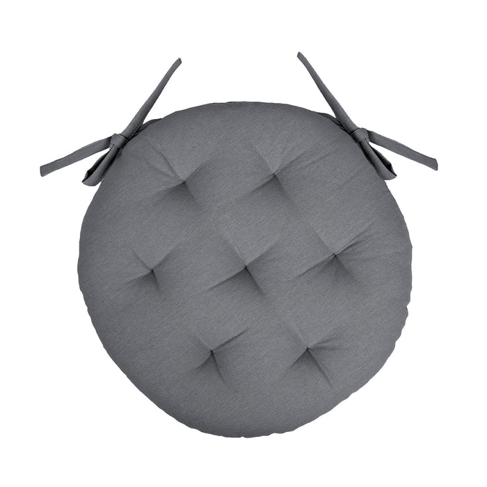 Round Seat Pad - 40 x 40cm - Grey
