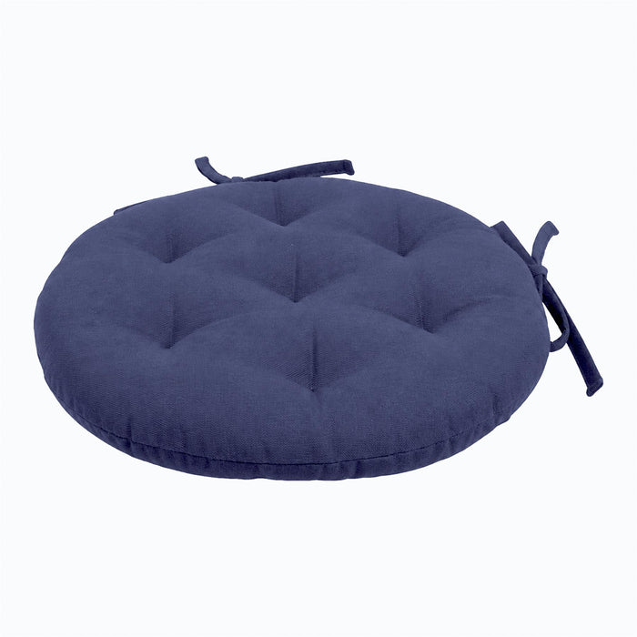Round Seat Pad - 40 x 40cm - Navy