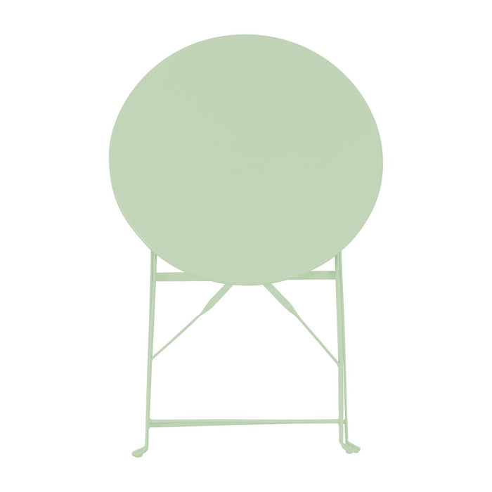 Sage Green Two-Seater Round Bistro Set