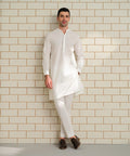 Schiffli Embroidered Cotton Suit