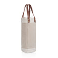 SINGLE BOTTLE WINE BAG, BEIGE