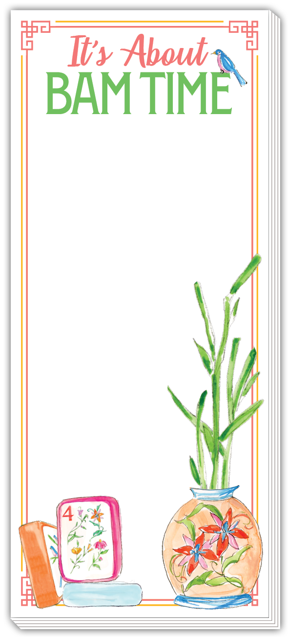 SKINNY NOTEPAD ABOUT BAM TIME