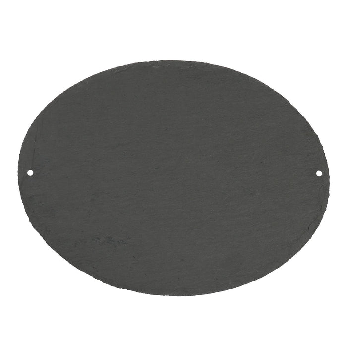 Oval Blank Slate House Sign - 20cm x 15cm