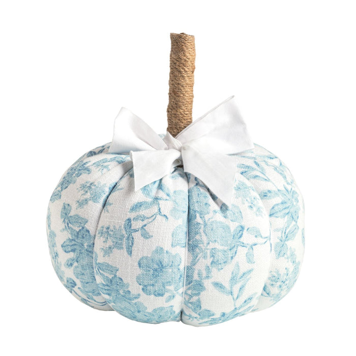 SMALL BLUE FABRIC PUMPKIN
