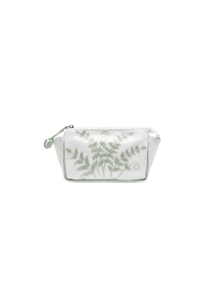 SMALL MAKEUP BAG, GREEN FERN