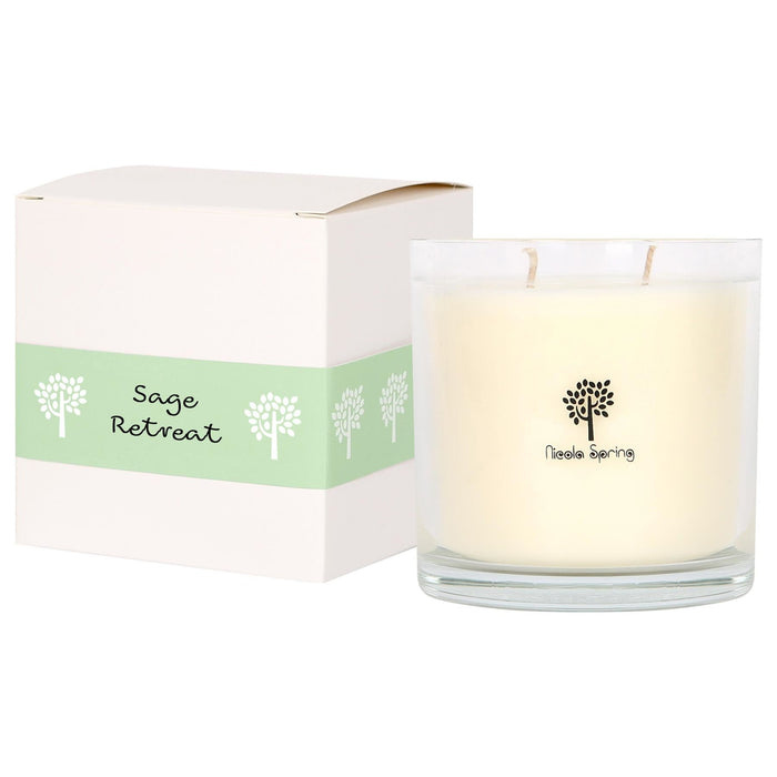 Soy Wax Scented Candle - 400g - Sage Retreat