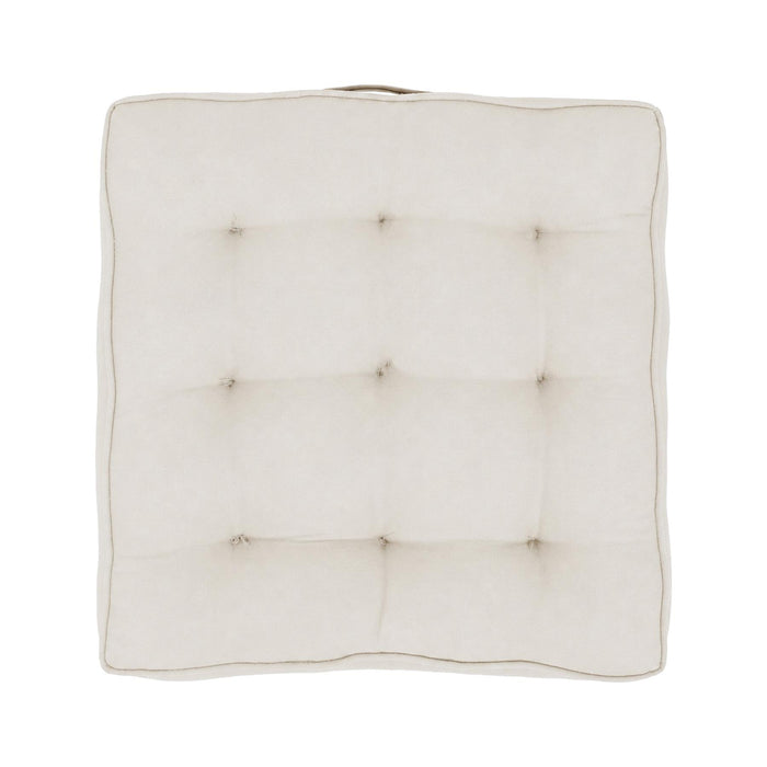 Square Armchair Booster Cushion - 50 x 50cm - Cream