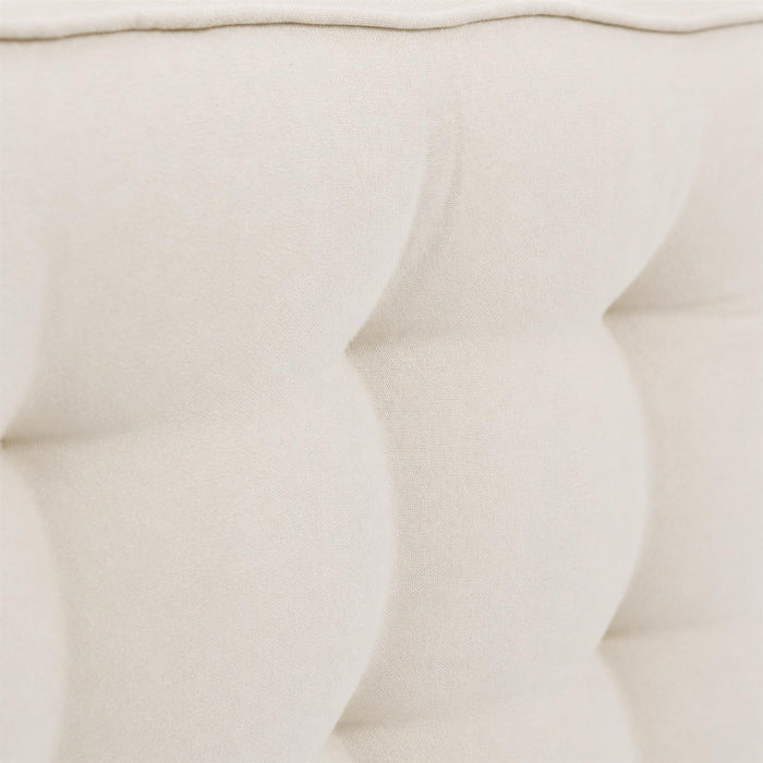 Square Armchair Booster Cushion - 50 x 50cm - Cream