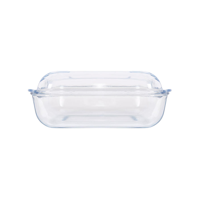 Square Glass Oven Dish with Lid - 24cm x 21cm