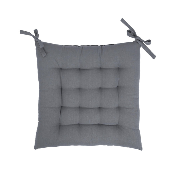 Square Seat Pad - 40 x 40cm - Grey