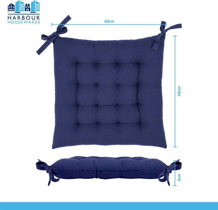 Square Seat Pad - 40 x 40cm - Grey