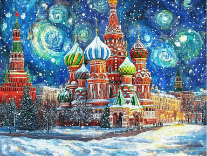 St. Basil's Cathedral in Winter