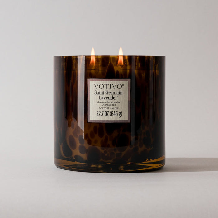 ST. GERMAIN LAVENDER TORTOISE CANDLE