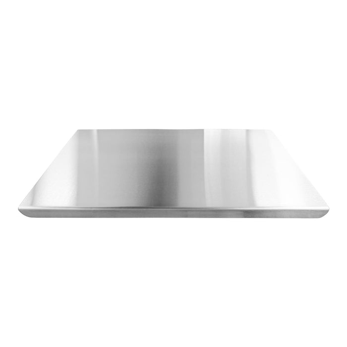 Stainless Steel Counter Edge Chopping Board - 60 x 40cm
