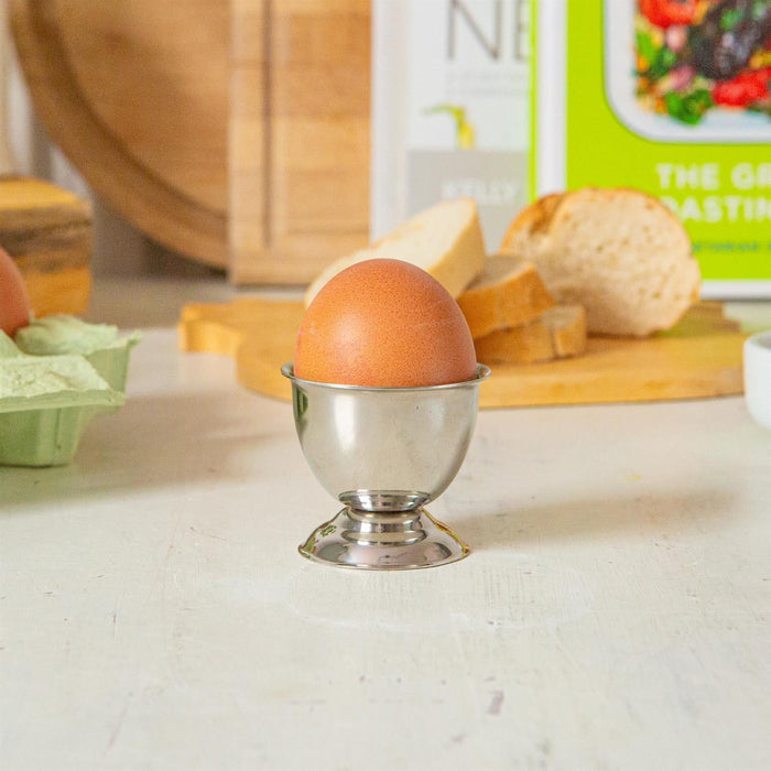 Stainless Steel Egg Cups - Pack of Six