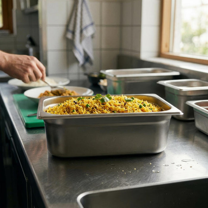 Stainless Steel Gastronorm Container - 1/3 150mm - 5.5L