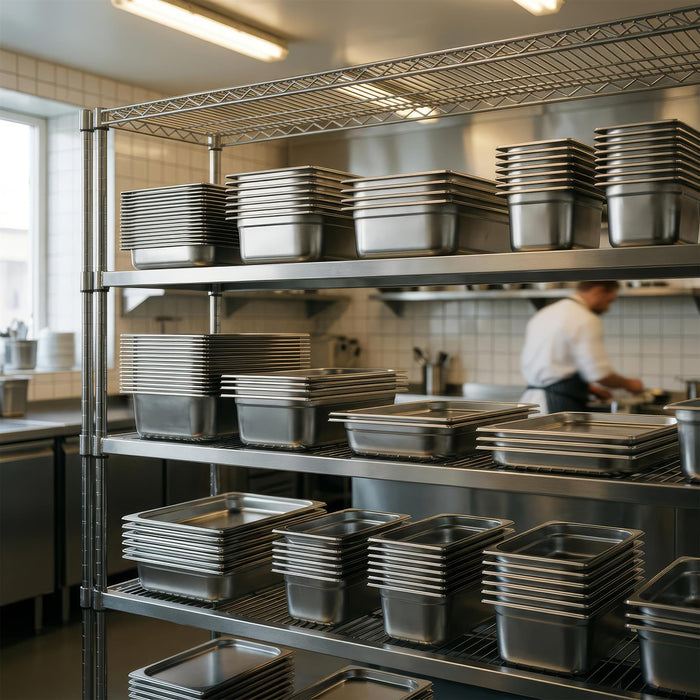 Stainless Steel Gastronorm Container - 1/3 65mm - 2.25L