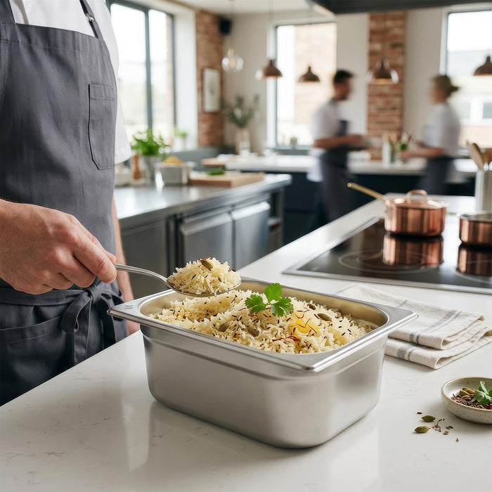 Stainless Steel Gastronorm Container - 1/4 150mm - 3.75L