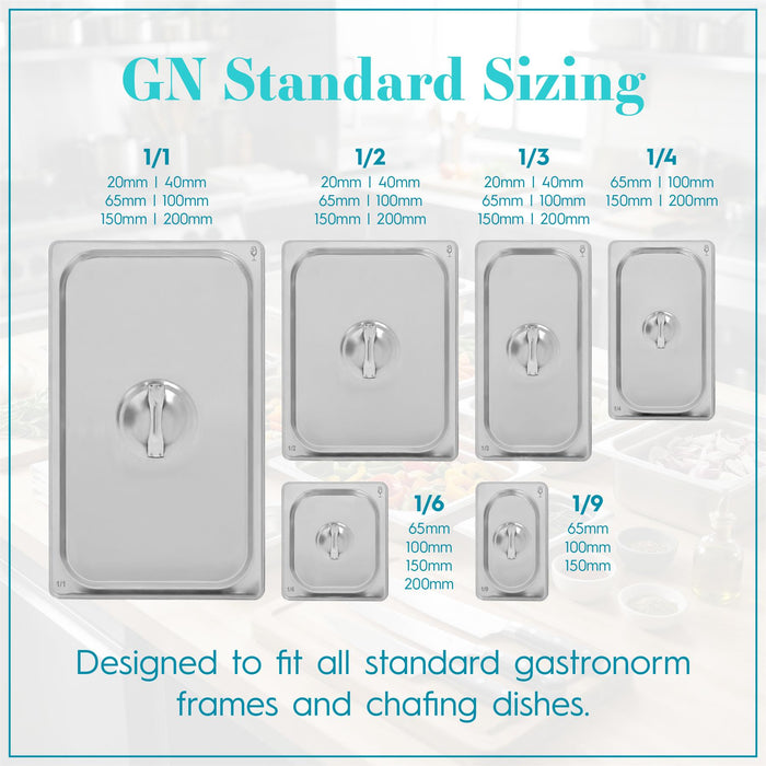 Stainless Steel Gastronorm Container - 1/4 150mm - 3.75L