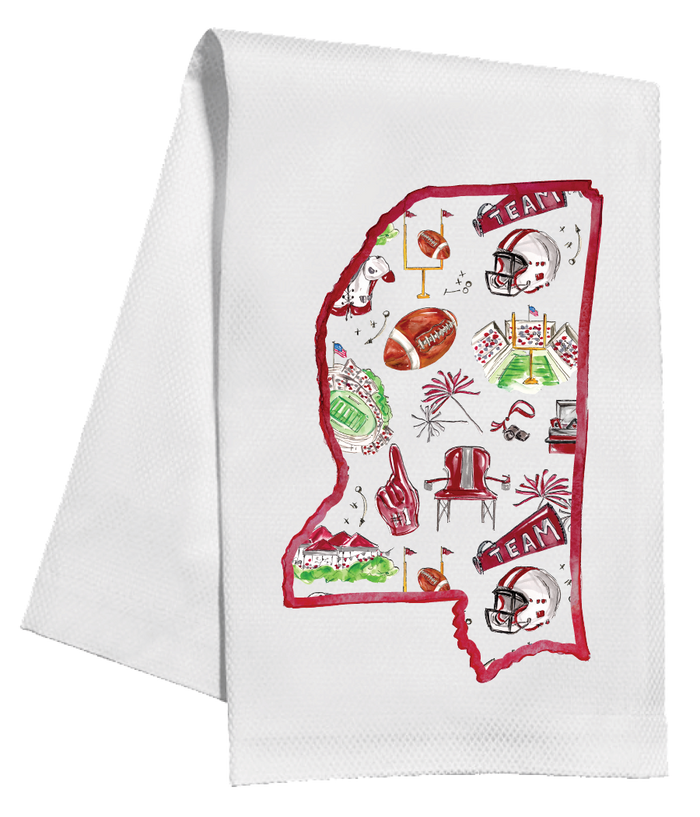 STATE OF MISSISSIPPI MSU KITCHEN TOWEL