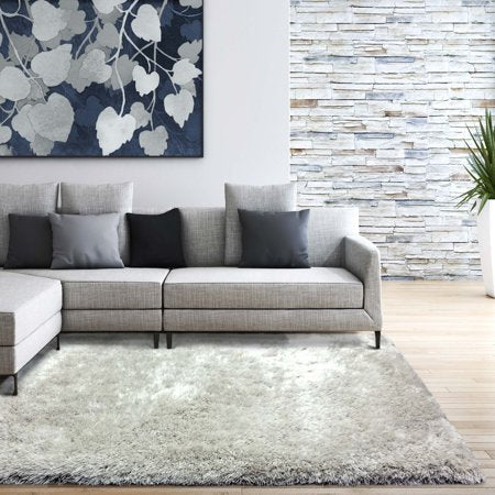 Stone Shag Area Rug or Runner - EK CHIC HOME