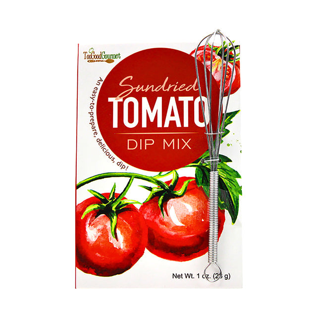 SUNDRIED TOMATO DIP MIX with WHISK
