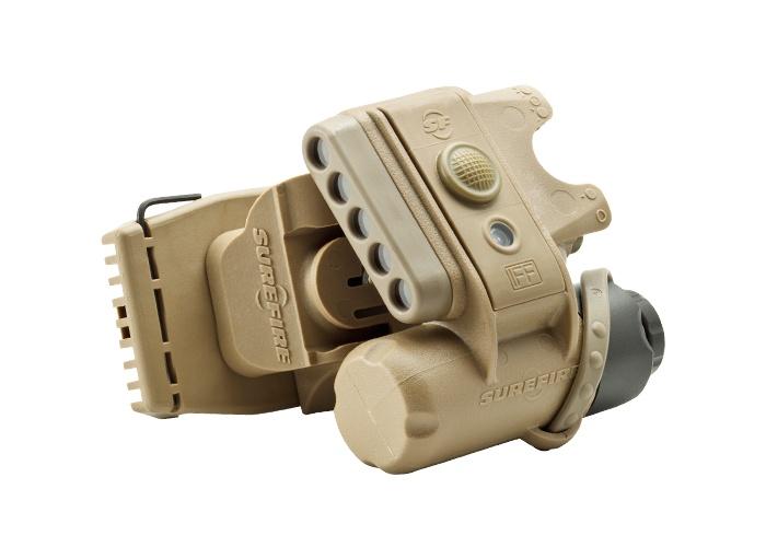 Supplies - Lights - Headlamps - Surefire Helmet Light Variable-Output Multi-Spectrum LED Light V2 (SURPLUS)