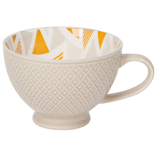 TAUPE LATTE MUG, 14oz