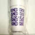 TCU Styrofoam Cups- Mirror Horned Frogs